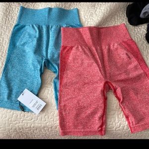 Two Gymshark shorts